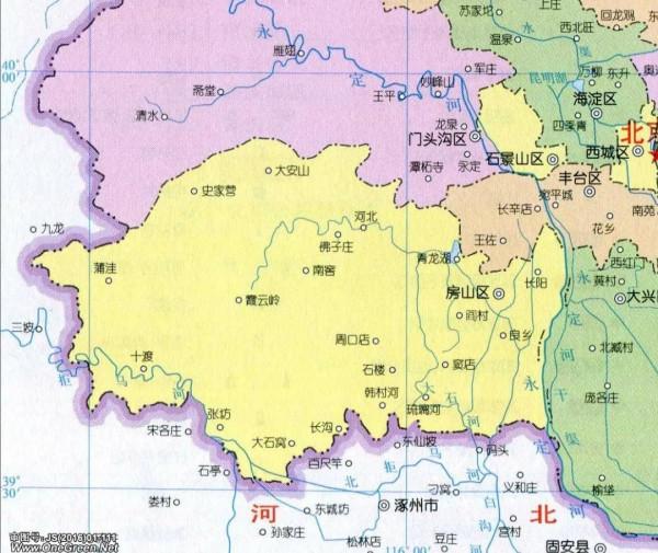 中國旅遊地圖攬勝&mdash;北京房山