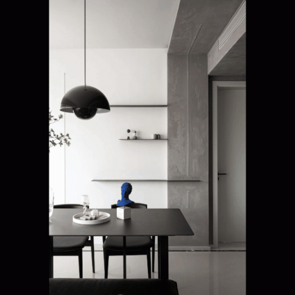 110㎡精裝房改造，顏色點綴空間，打造出濃濃的藝術氣息