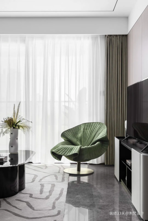 104平現代混搭軟裝改造三室