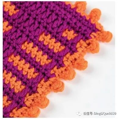 「針織作品」最新的用馬賽克編織技術製作的毯子及家居小物