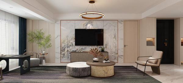 148㎡現代風，以生活便利性為出發點，整體空間簡潔大氣