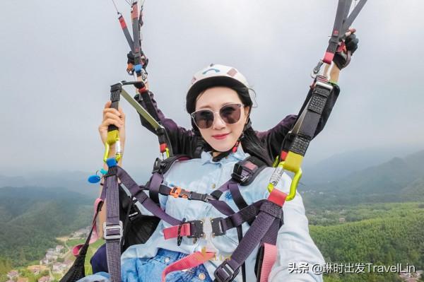 安吉滑翔傘：高空欣賞冬日美景