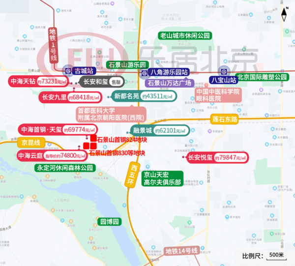 今年北京首次集中土拍17宗地成交額480億！麗澤、回龍觀上新