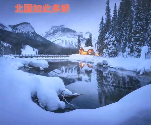 司馬南出生於東北，東北的雪景實在是美