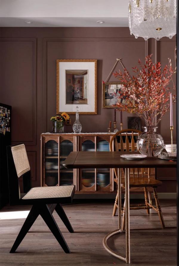 110㎡復古混搭三居，每個視角都美如畫，在家分分鐘被治癒