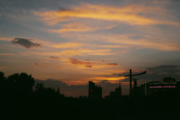 傍晚的贛州古浮橋，是我今年看過最美的畫面