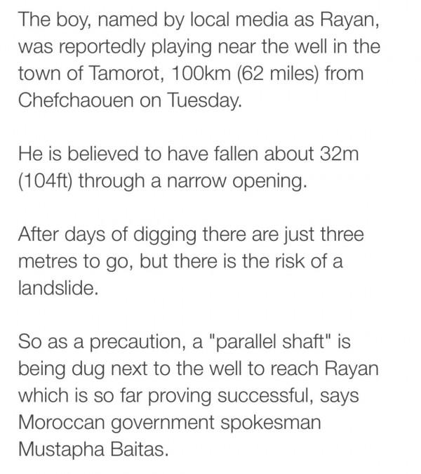 讀BBC學英語：摩洛哥小孩被困井下