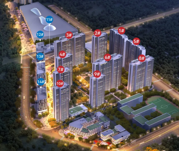 首付130萬起，朝陽唯一剛需地鐵盤，綠城沁園戶型亮相