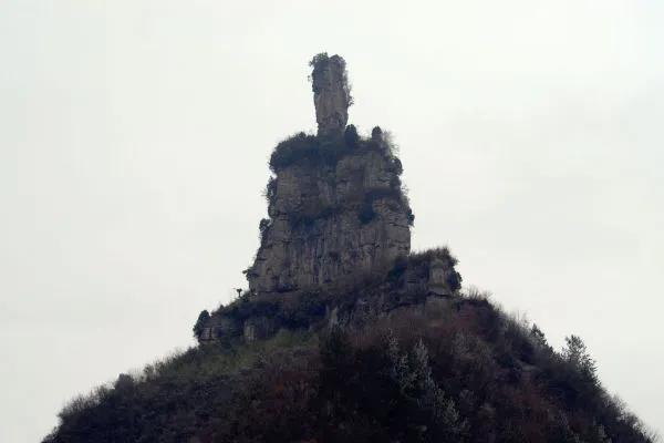 萬州人頭寨風景圖