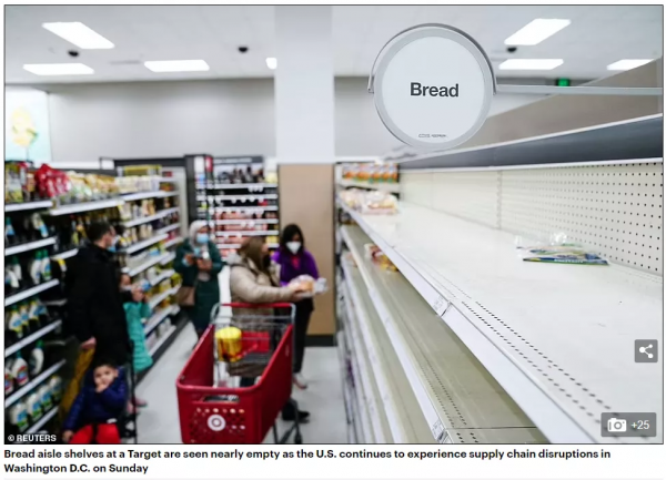 美國通脹創40年新高,超市貨架哄搶一空,華人因為買太多被打 美國通脹創40年新高,超市貨架哄搶一空,華人因為買太多被打