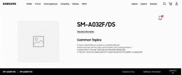 三星Galaxy A03手機爆料,或將定位中低端 三星Galaxy A03手機爆料,或將定位中低端