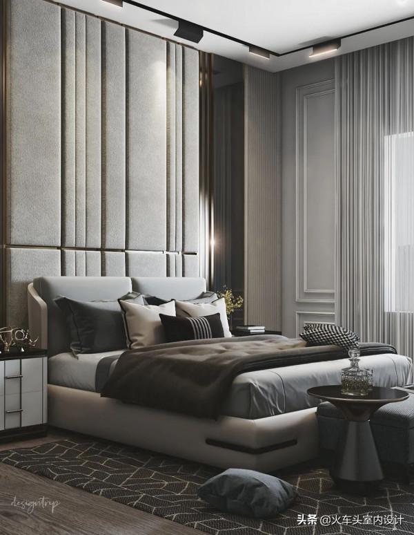 這些輕奢系臥室裝修設計真美