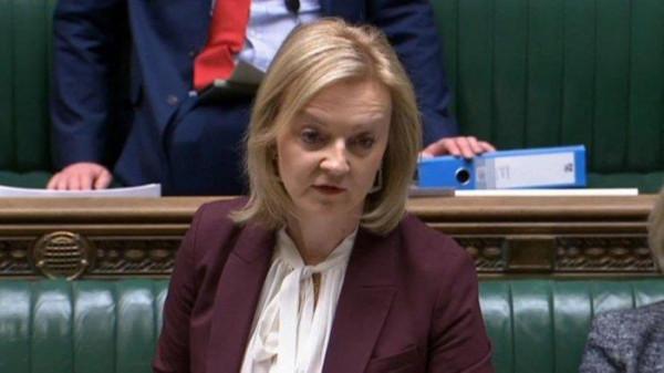 英國外交大臣特拉斯新冠病毒檢測結果呈陽性