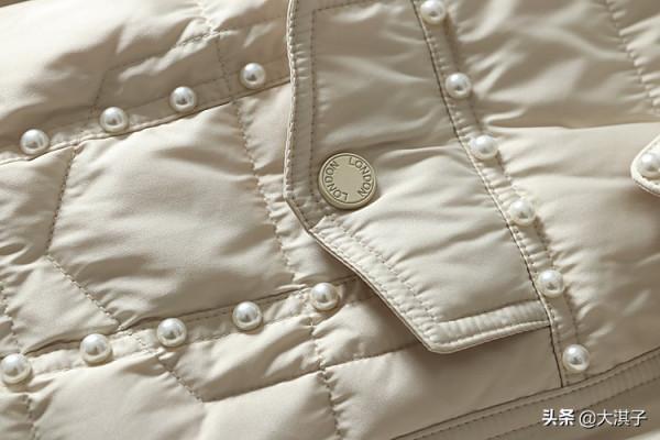 翻領鵝絨夾克羽絨服~很少見的版，氣質很重工