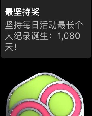 蘋果Apple Watch，最堅持1080天