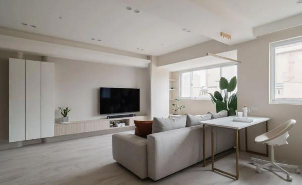 爆改86㎡老房，放大公共領域、色彩搭配、儲物規劃，生活溫馨