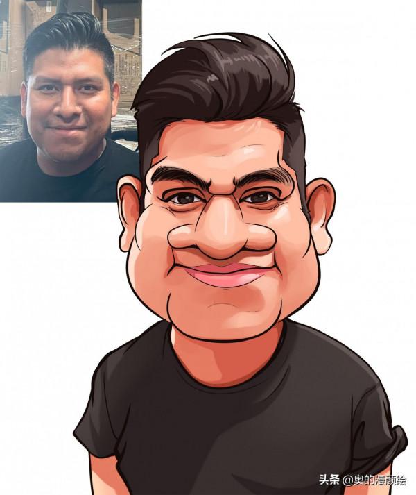 2021年畫的人物肖像漫畫作品精選