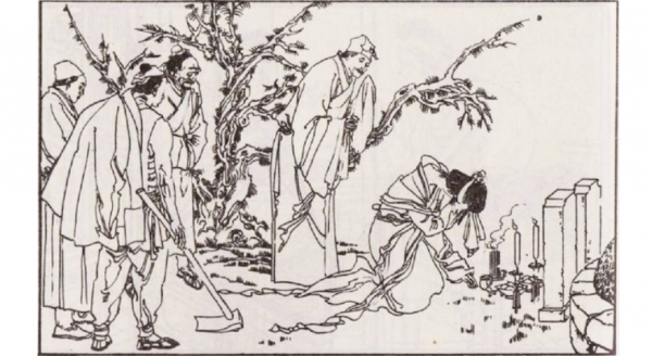 民間故事:半夜裡,人們隱隱地聽見嘶吼聲,上山後發現棺木被掀開 民間故事:半夜裡,人們隱隱地聽見嘶吼聲,上山後發現棺木被掀開