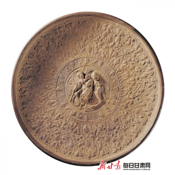 「博物館」東羅馬鎏金銀盤 出土於黃河之畔的洋文物