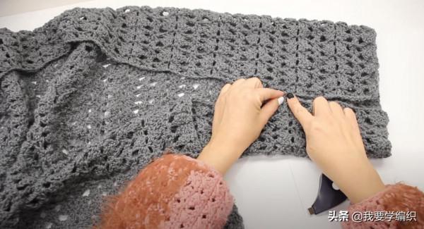 這種款式的開衫很舒服，寬鬆式休閒披肩開衫教程，大方舒適又瀟灑