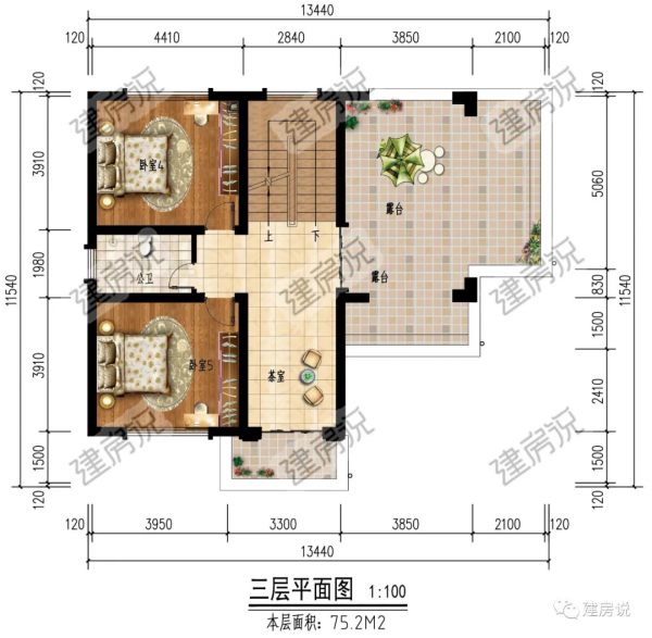 建棟新中式別墅，承祖上之宅地，恩澤於子孫，越住越有福氣