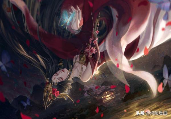 造型漂亮色彩唯美的一組國風（古典）人物插畫作品！讓人賞心悅目