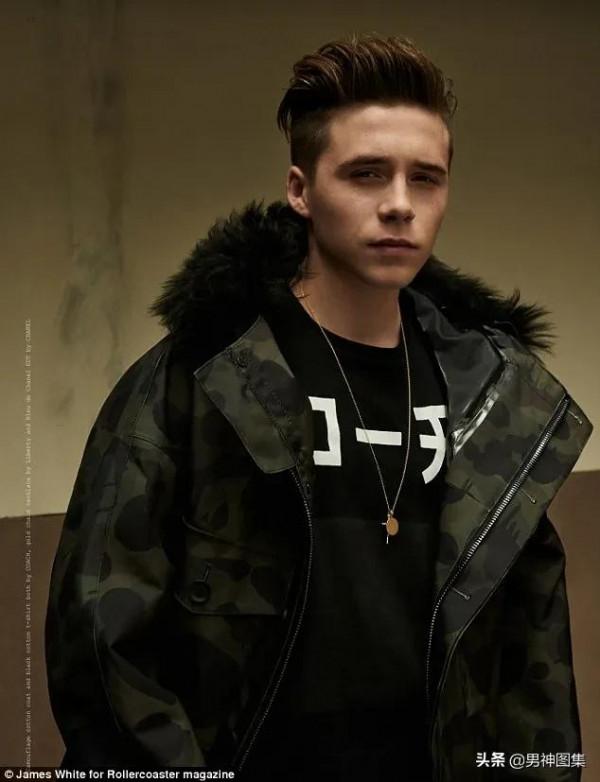 瀟灑英俊，貝克漢姆家大少爺