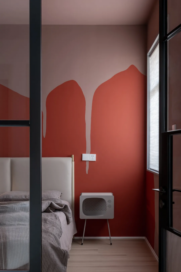 89㎡兩居室 圍合式客廳 次臥玻璃牆 打造出舒適度和幸福感的家居氛圍