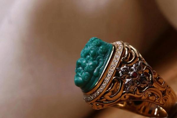 【十字金剛杵-大黑天男戒】