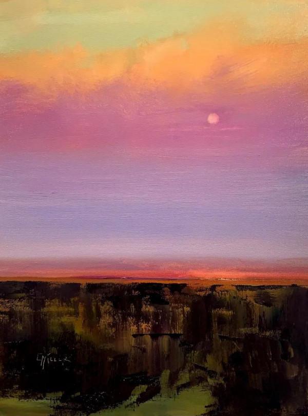 比利時女畫家伊芙&CenterDot;米勒粉彩畫中的天空之美，風景中最具情感