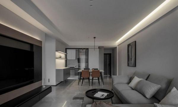 不愧是高階灰！成都小夥88㎡新家，從進門開始，就藏不住的高階