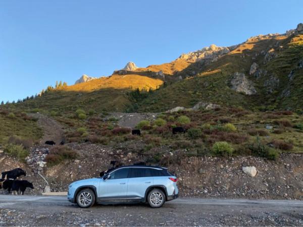 一車兩人一狗子開蔚來走秘境洛克之路 一車兩人一狗子開蔚來走秘境洛克之路