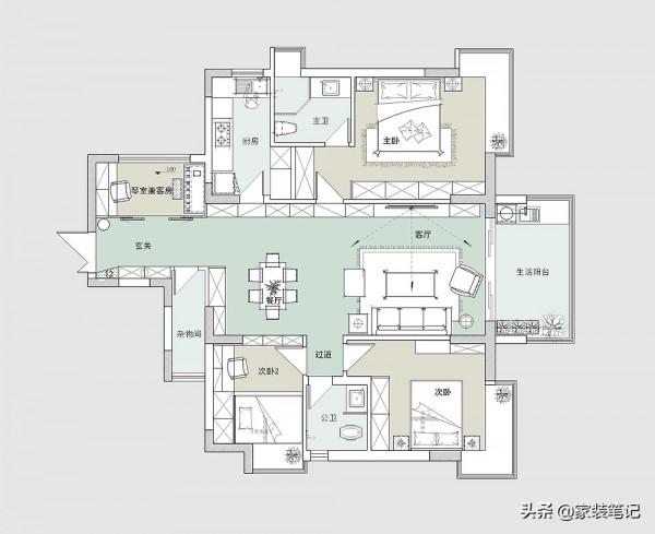 日式風格裝修真的太溫馨了，全屋原木色系，看上去幹淨整潔，喜歡