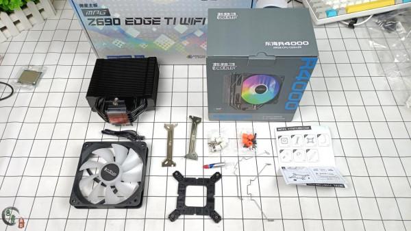 不到100元的風冷散熱器，能壓住12代酷睿嗎？超頻三東海R4000實測