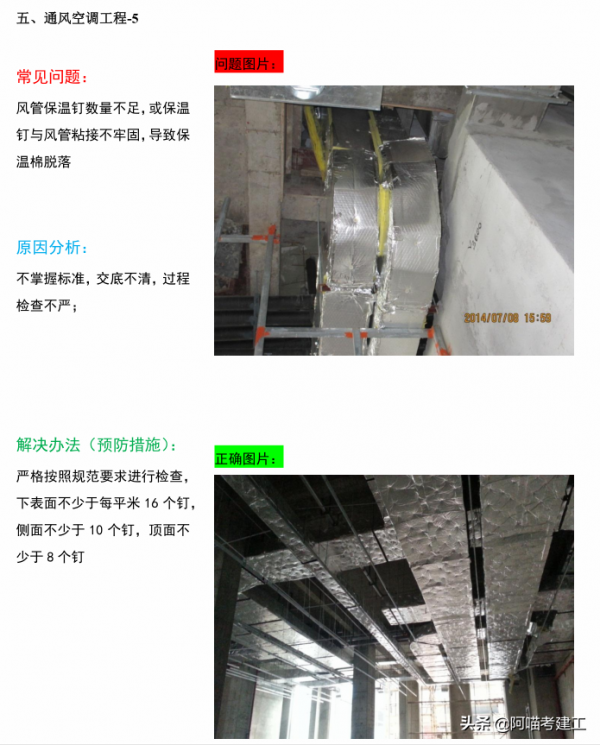 機電安裝常見問題彙編,施工實圖加問題解析,還有防治措施 機電安裝常見問題彙編,施工實圖加問題解析,還有防治措施