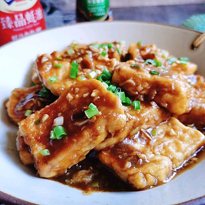 #暖冬醬在手，嗨吃部隊鍋#蠔油脆皮豆腐