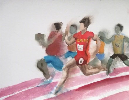 過分好看！小朋友給奧運冠軍的畫