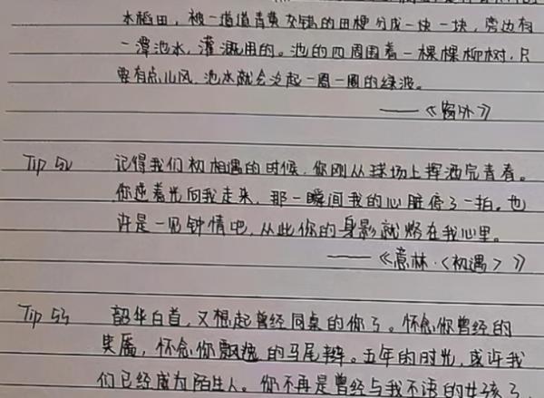高中生自創“針尖字型”，好似容嬤嬤附身，老師直言想要給0分