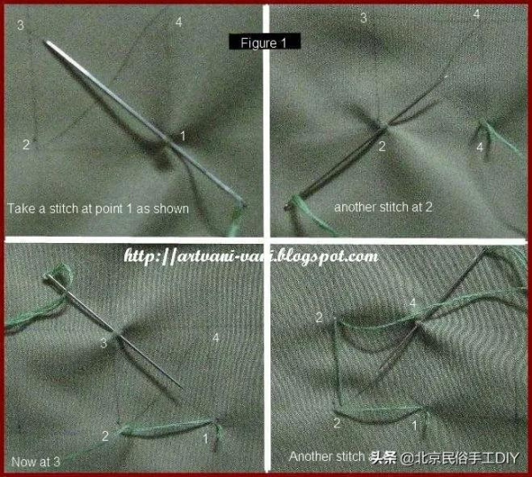 用針線在布上就能縫上立體的花樣，這招做的包包實在太讚了