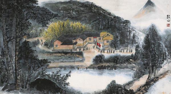 百年前，一位詩人經過韶山，留詩一首，百年後，一位偉人就此降生