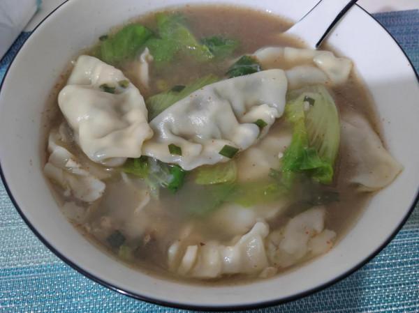 減脂拌菜加餃子