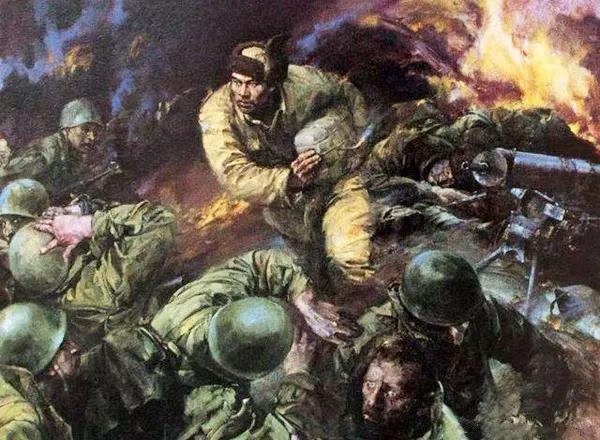 19歲的特等功臣：連炸兩個地堡，飛身堵住槍眼，犧牲後雙手仍不松