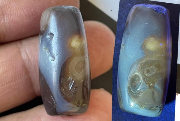 砡知行(4) 讀《解密古代天珠》學習體會之玉髓質珠飾內風化現象 砡知行(4) 讀《解密古代天珠》學習體會之玉髓質珠飾內風化現象