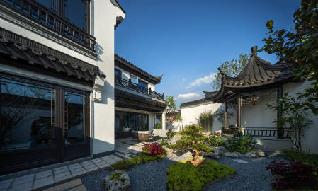 中式風格合院，解構東方美學，展現和諧含蓄之美 ​​​