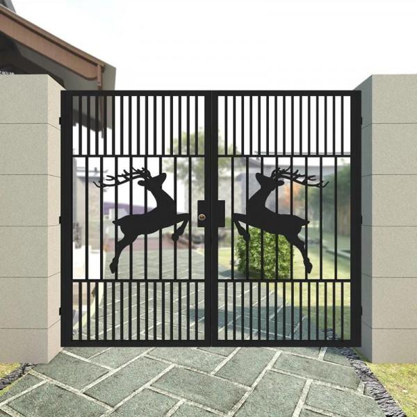 大鐵門落伍了，“新中式”大門一出，大氣奢華有內涵，太高階了