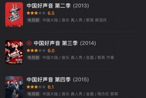 《好聲音》第十季豆瓣評分4.5,居然比不過第八季,到底是為什麼 《好聲音》第十季豆瓣評分4.5,居然比不過第八季,到底是為什麼