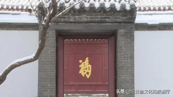 正定古城雪霽初晴美如畫