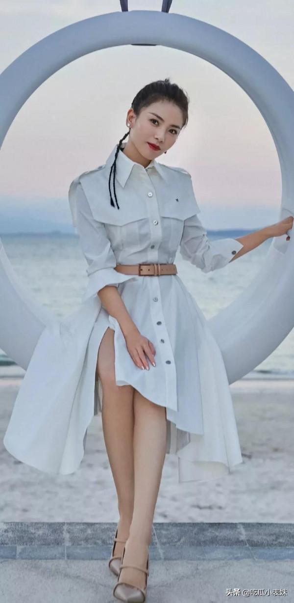 劉濤，氣質女神，網友：太美了