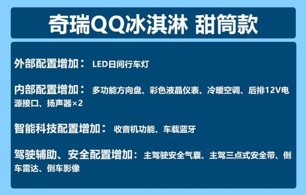 奇瑞QQ冰淇淋購車手冊，不到3萬起售的純電玩具，買哪款？