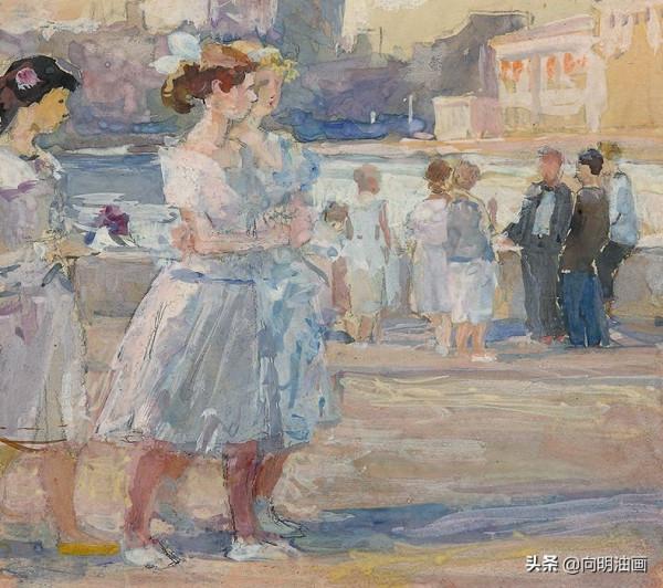 蘇聯國家獎得主——維克多·亞歷山德羅維奇等一些畫家作品欣賞